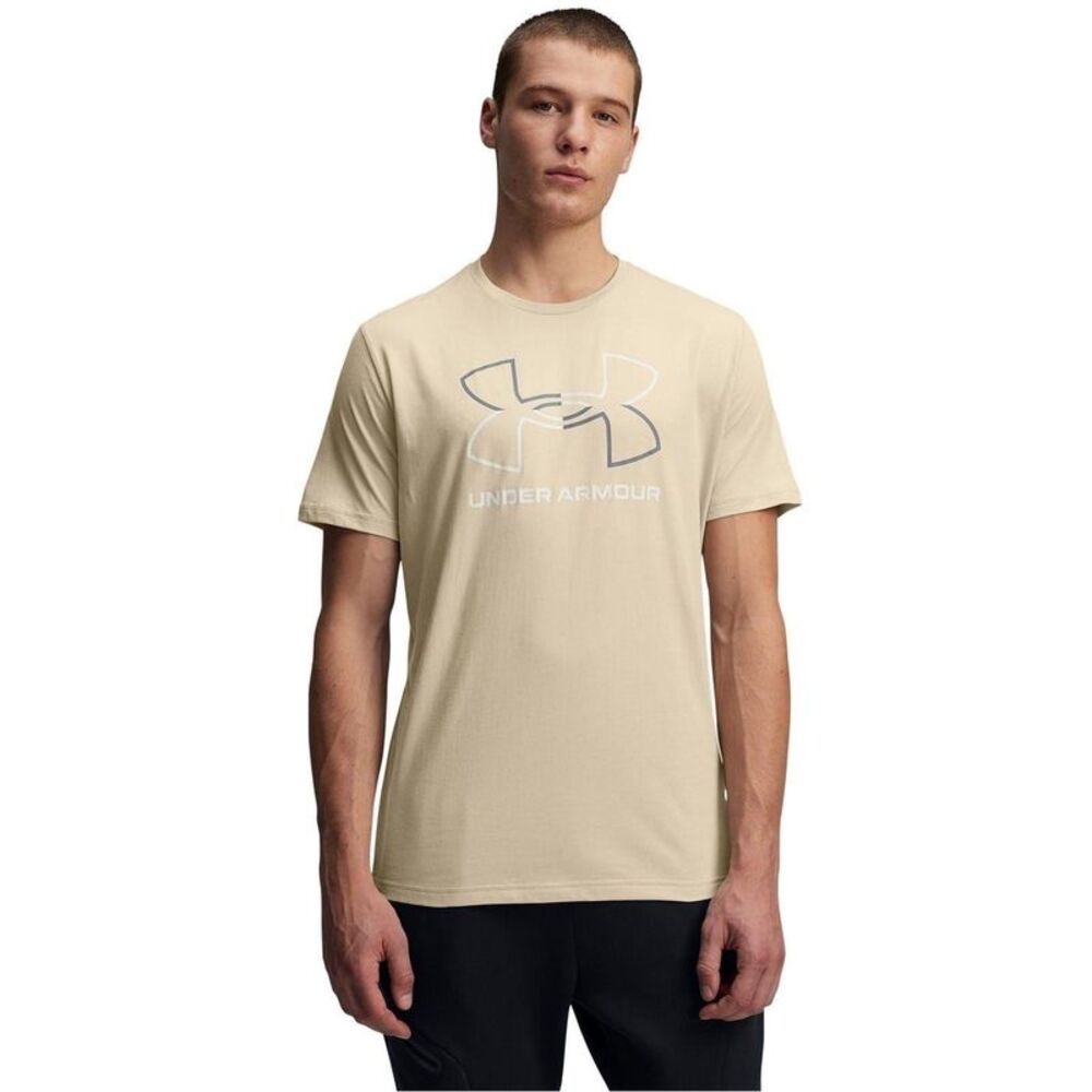 Under Armour Mens Foundation Updates Gl Short-Sleeved T-Shirt / Khaki Green